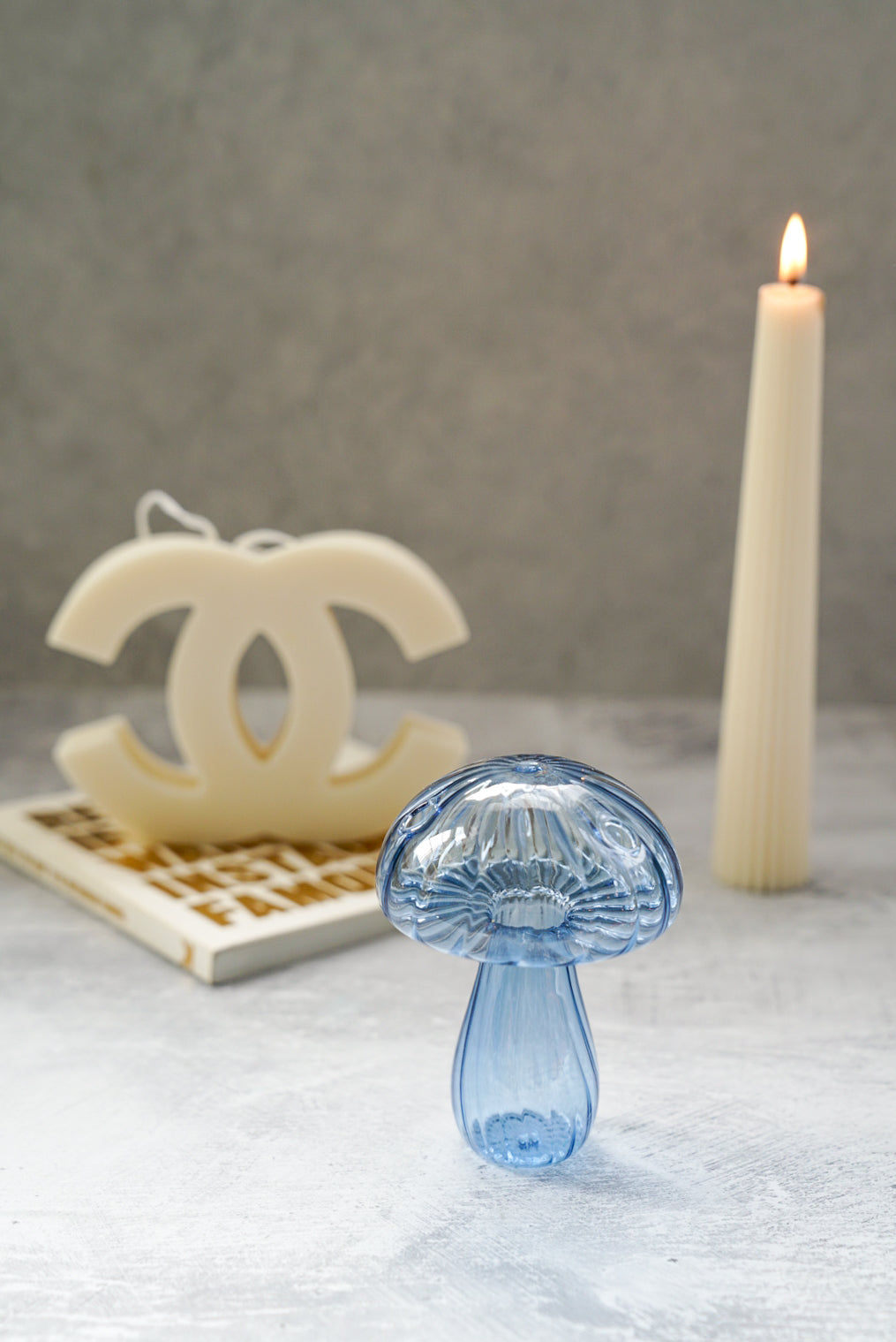 Mushroom Glass Vase