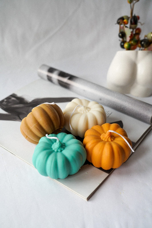 Halloween Pumpkin Candles