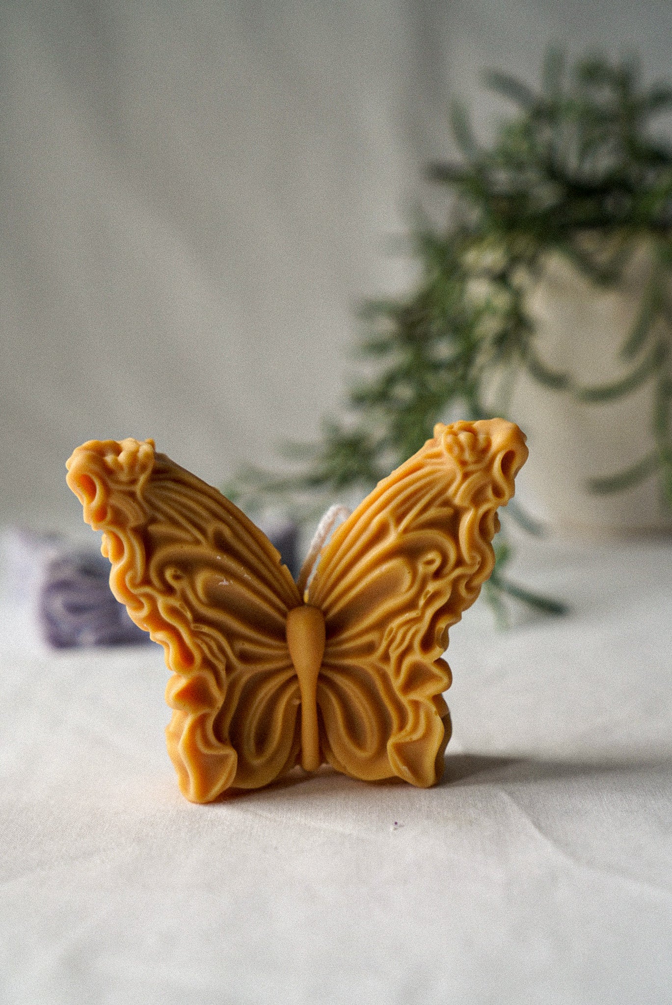 Brown Butterfly Soy Wax Candle