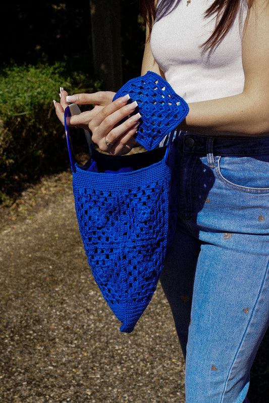 Blue Tote Bag