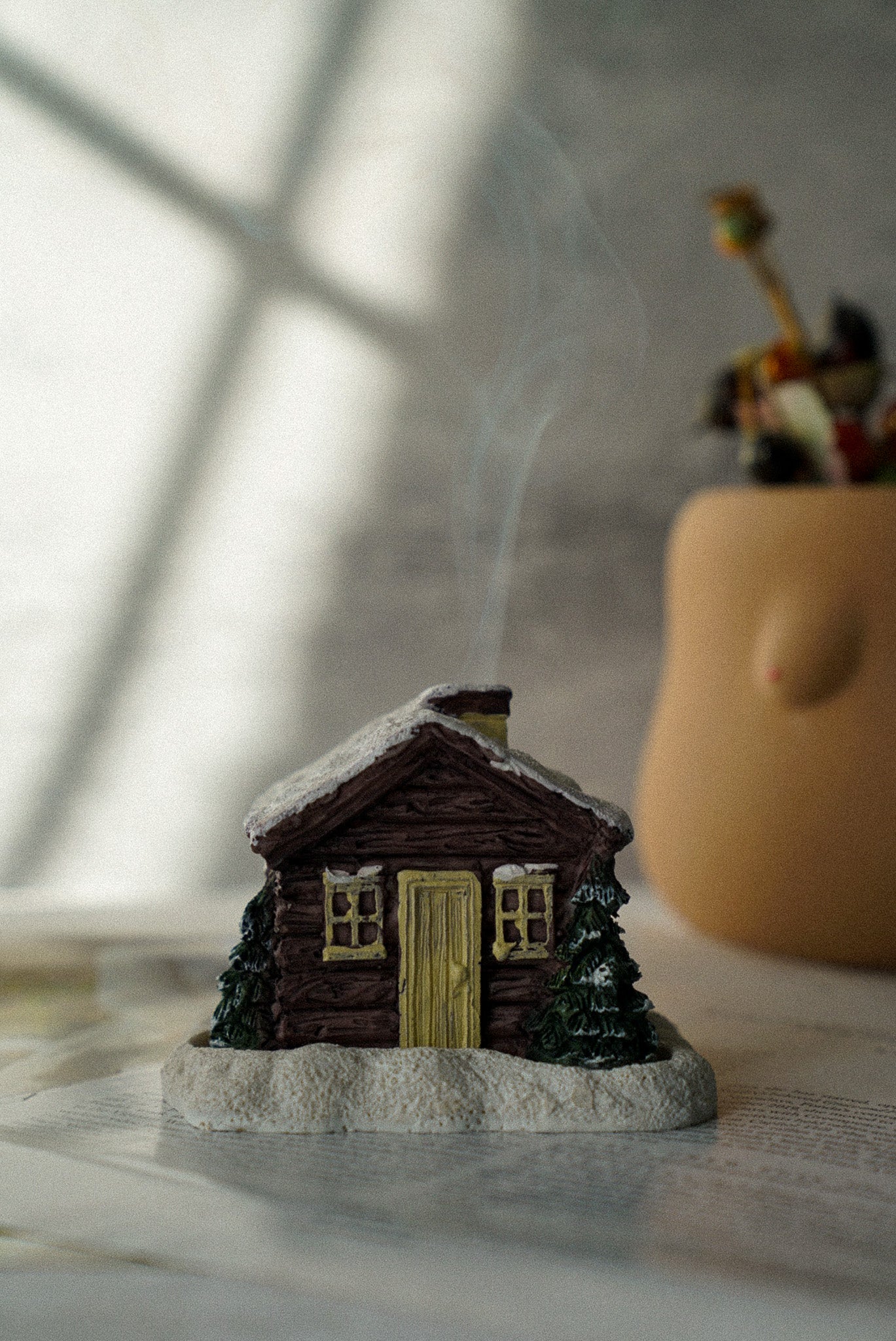 Cabin Incense Cone Burner