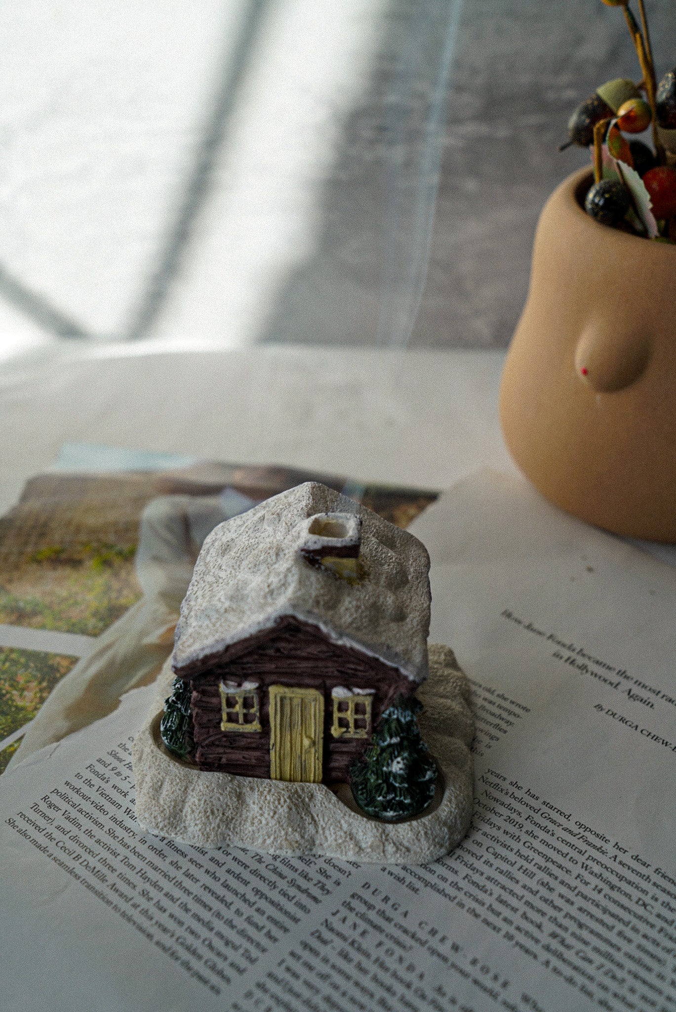 Cabin Incense Cone Burner