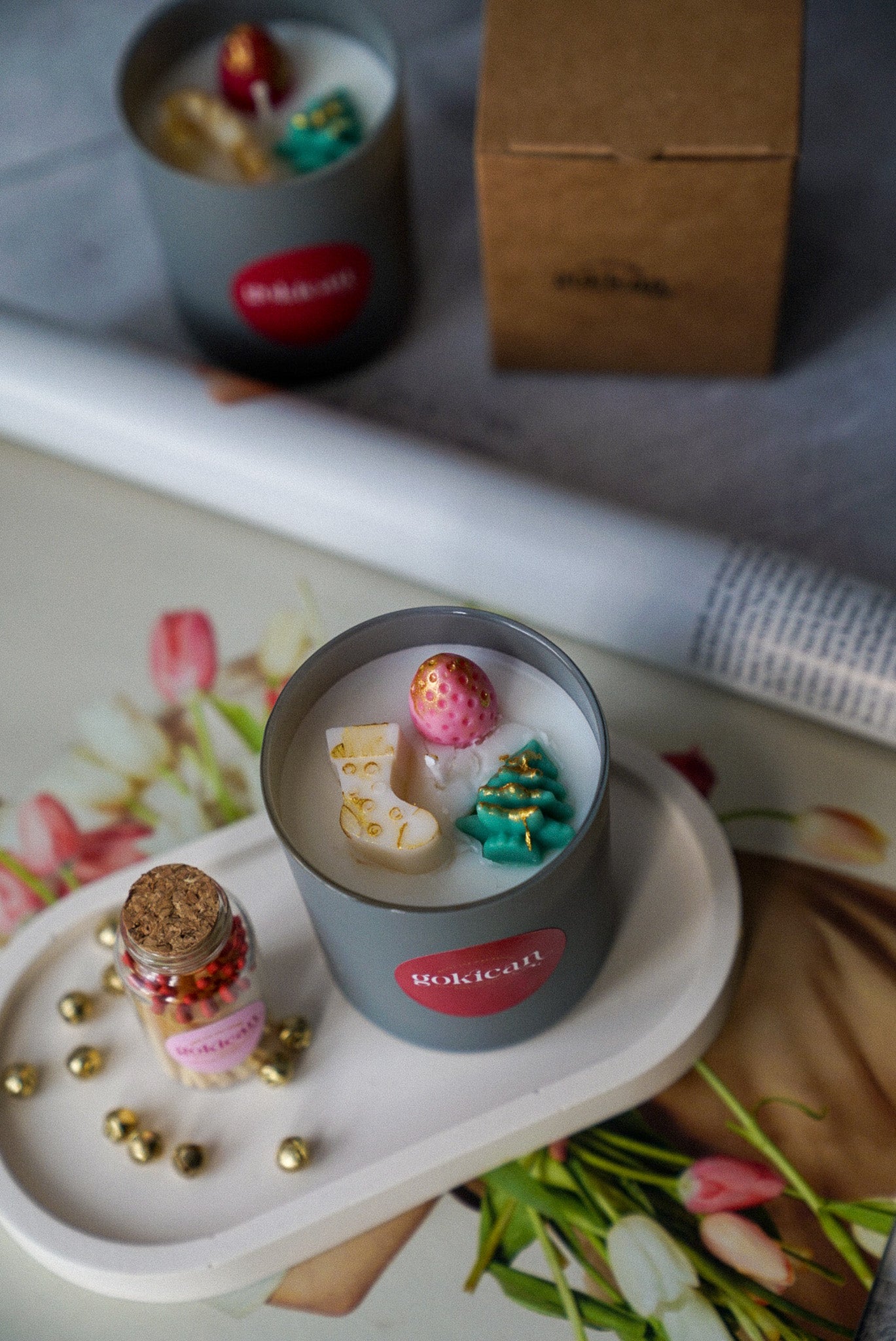 Festive Glow Coconut Jar Candles
