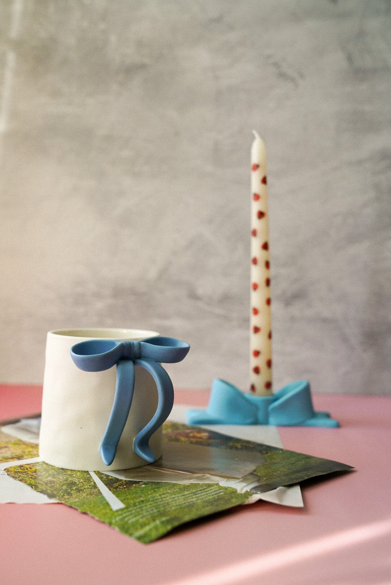 Bow Ceramic Coffee Cup / Tea Mug