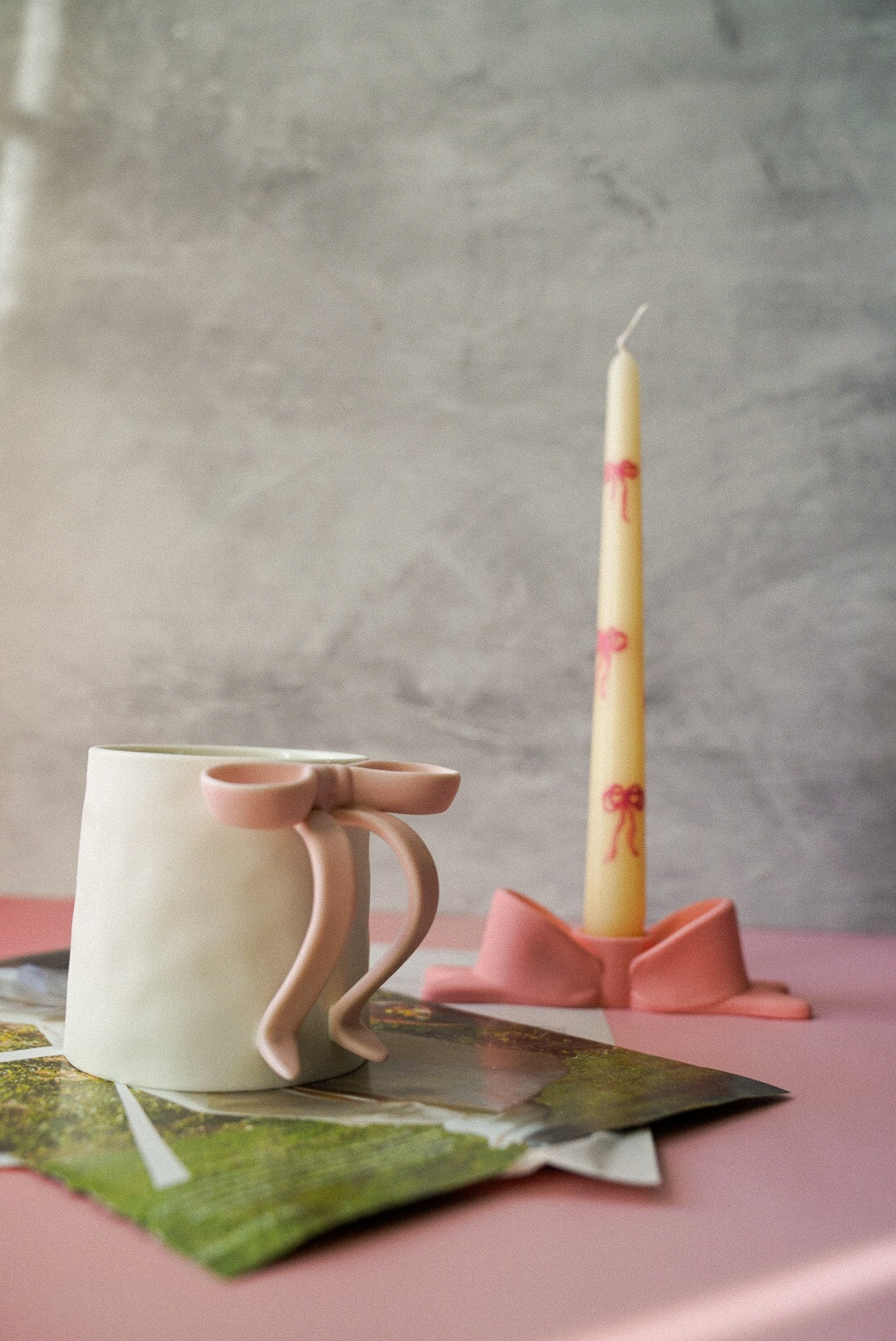 Bow Ceramic Coffee Cup / Tea Mug