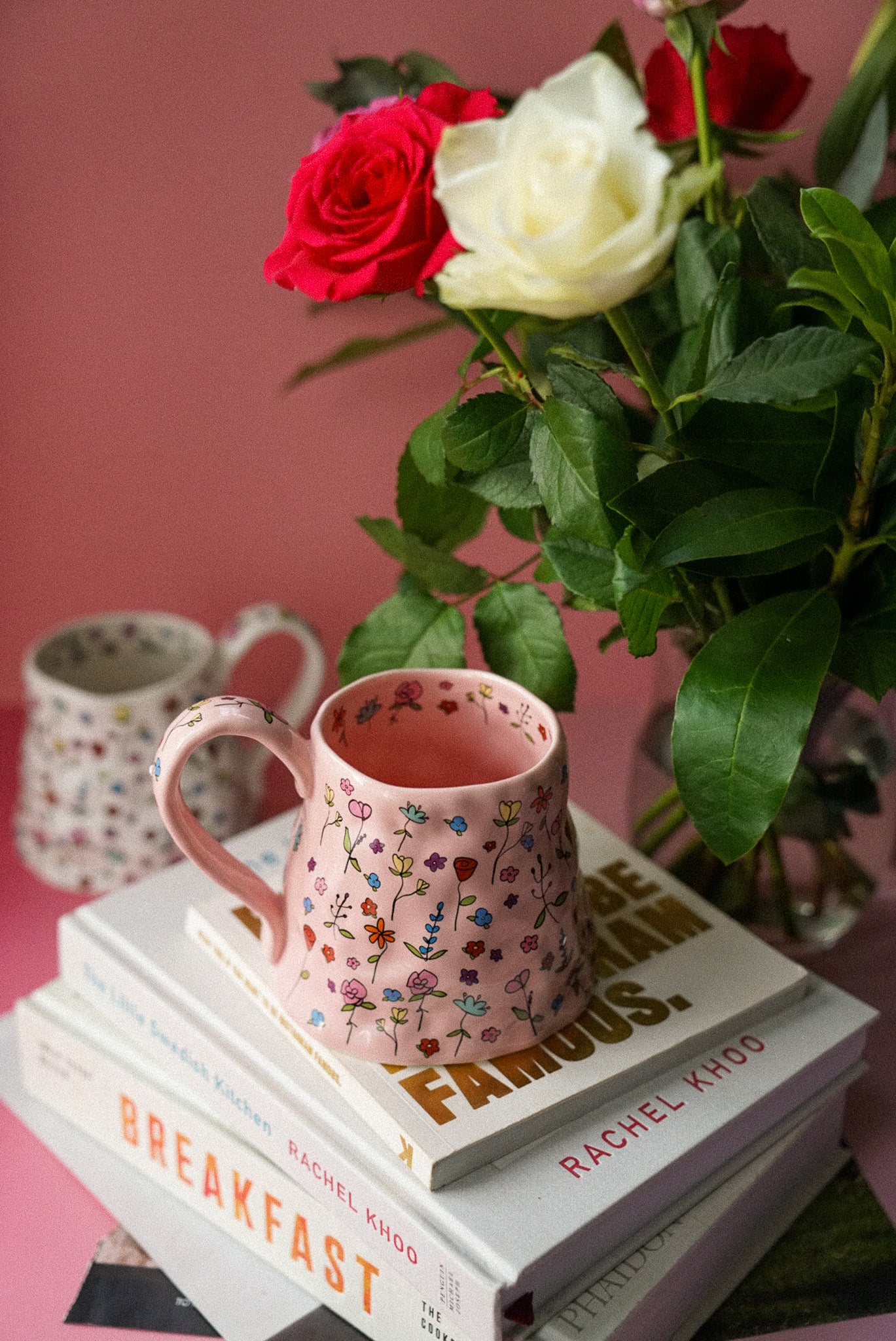 Flower Ceramic Coffee Cup / Tea Mug