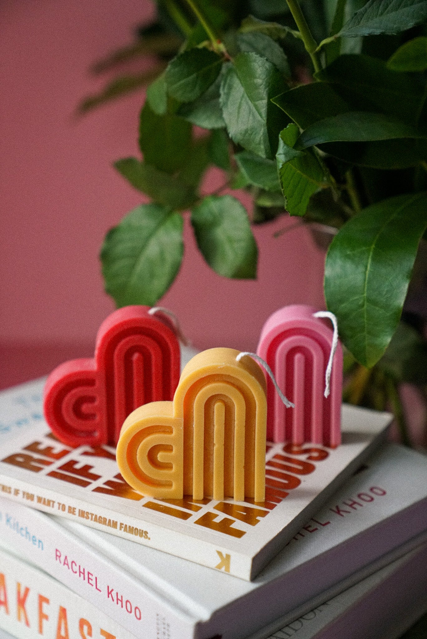 Heart-Shaped Soy Wax Candle