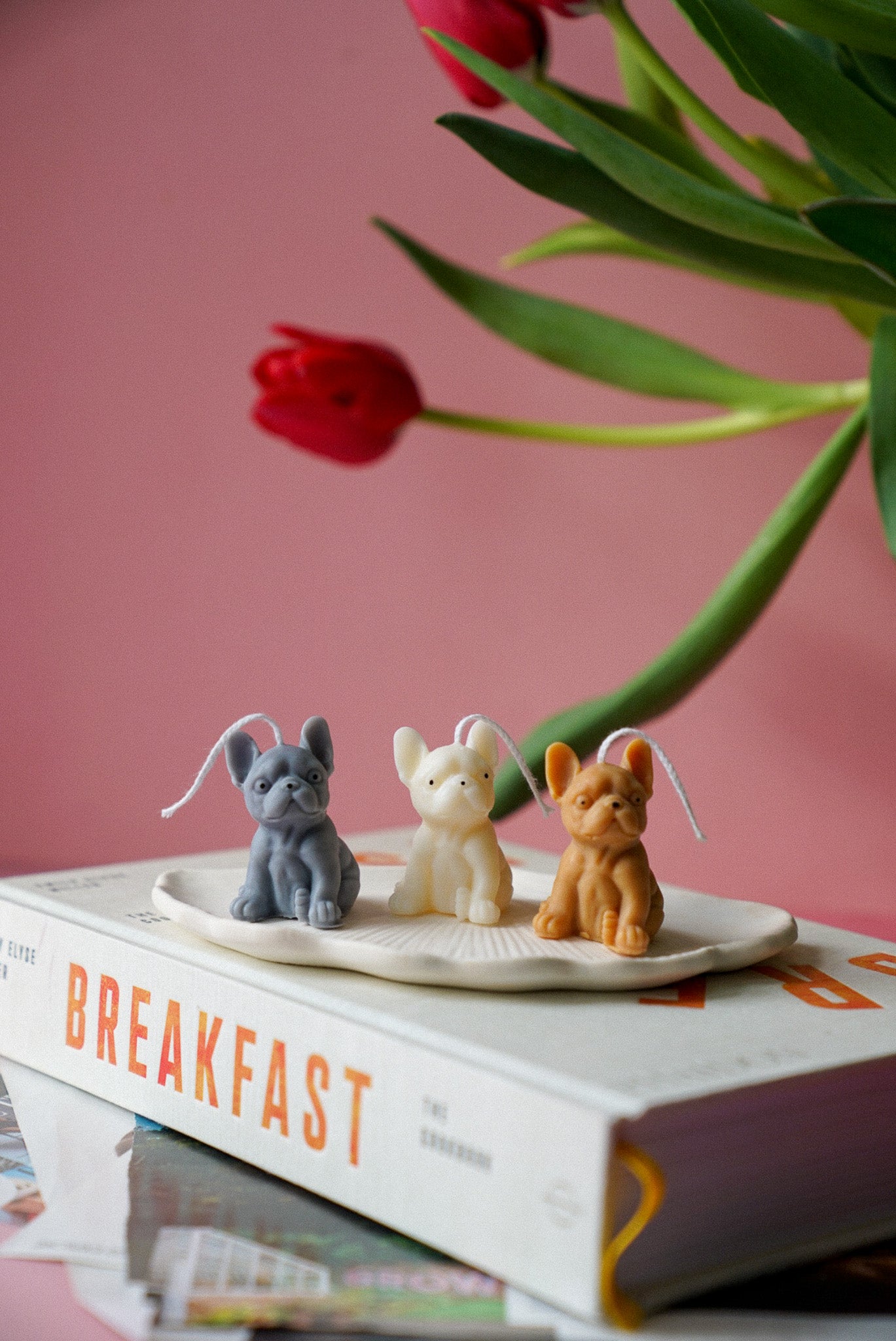 French Bulldog Candle