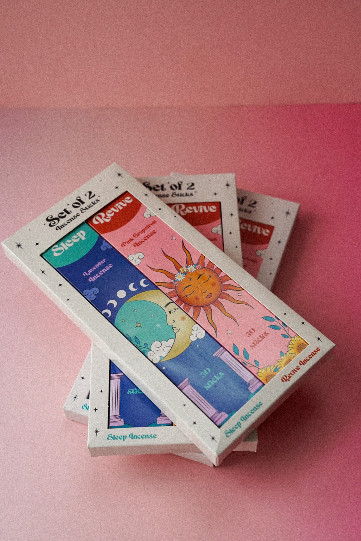 Set of 2 Celestial Sleep & Revive Incense Stick Sets