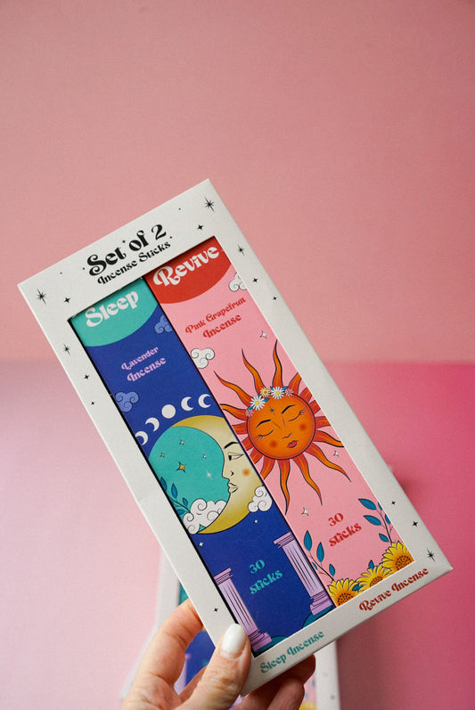 Set of 2 Celestial Sleep & Revive Incense Stick Sets
