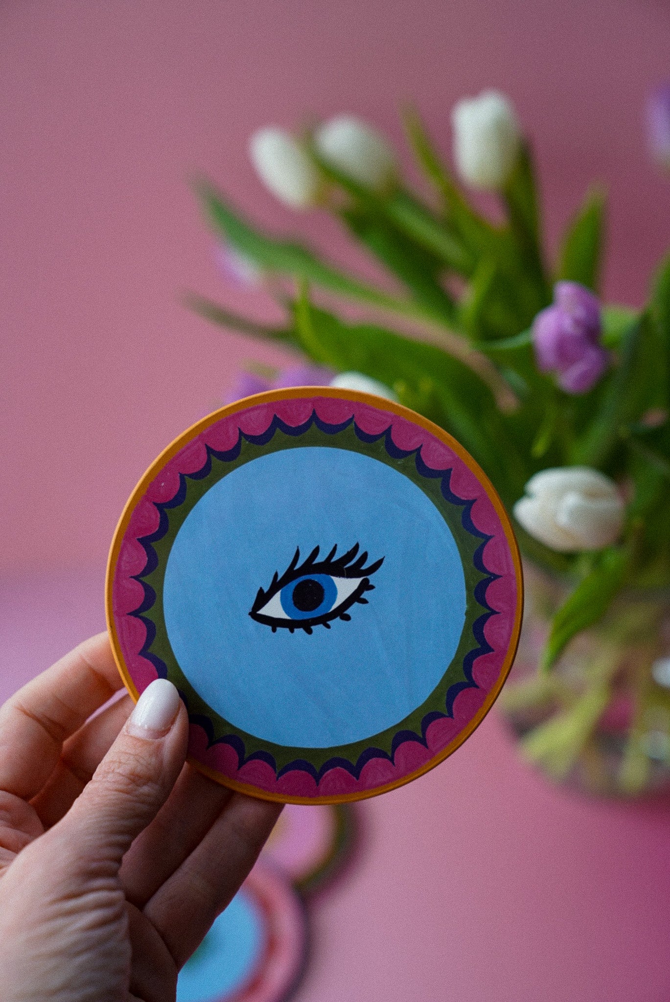 Icon Cork Backed Coasters Set of 4