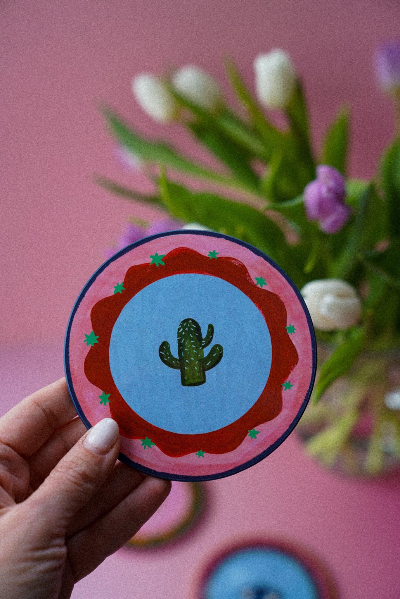 Icon Cork Backed Coasters Set of 4