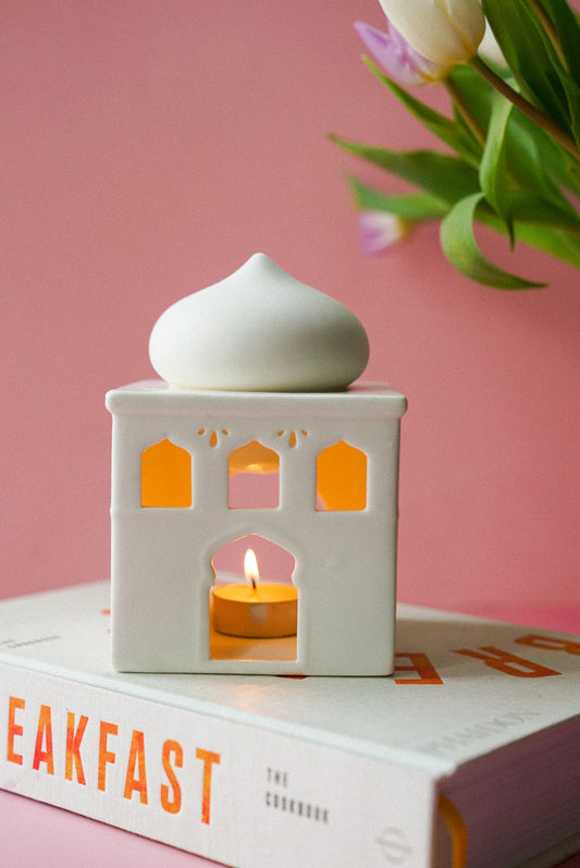 Mosque Oil Burner and Incense Cone Holder