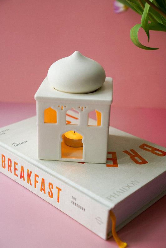 Mosque Oil Burner and Incense Cone Holder