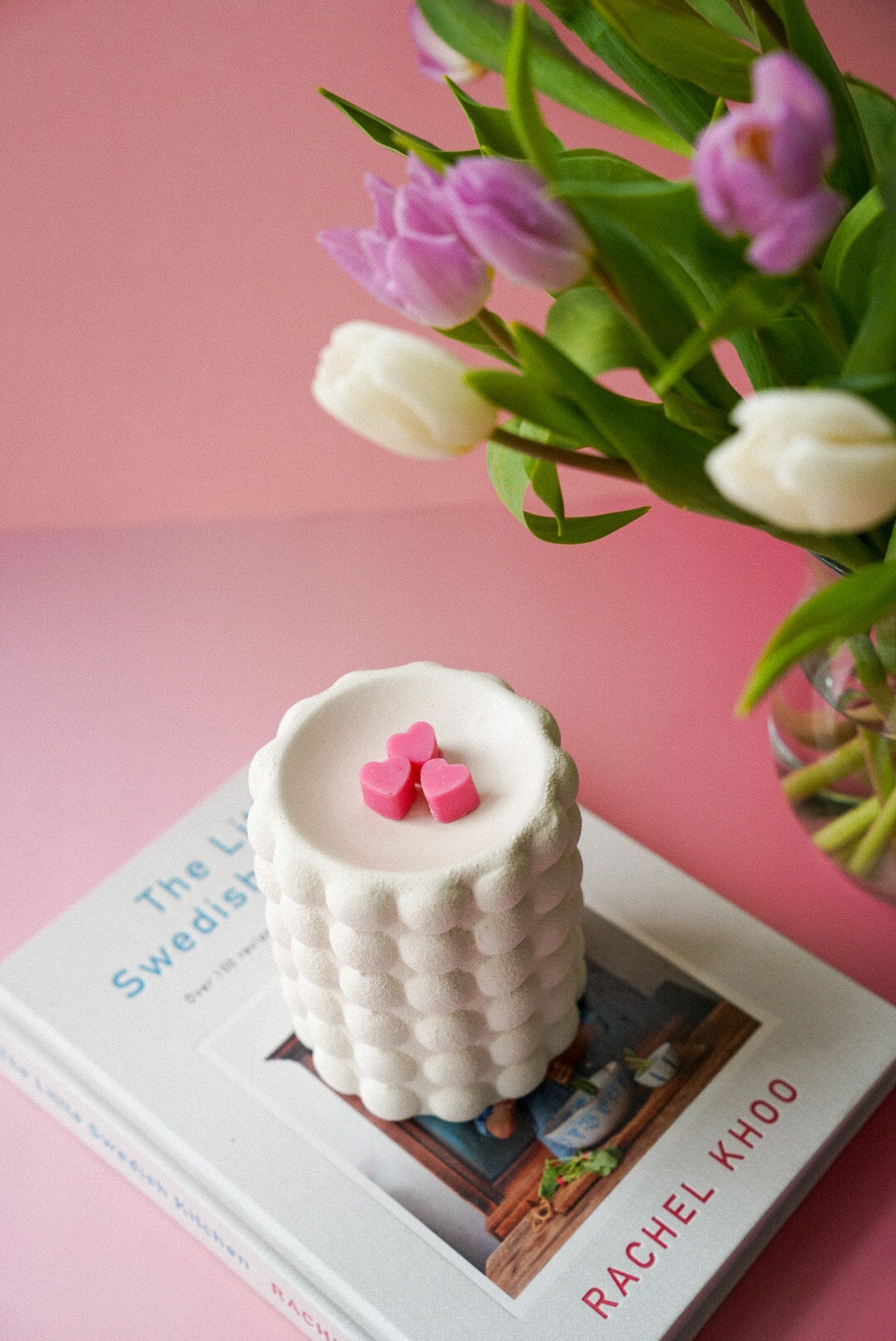 Cream Speckle Bubble Oil Burner and Wax Warmer