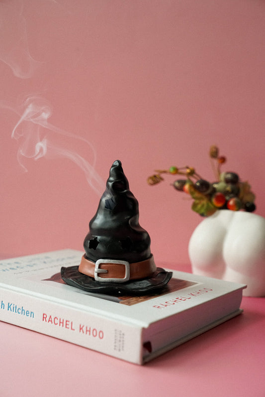 Witch Hat Halloween Incense Cone Burner