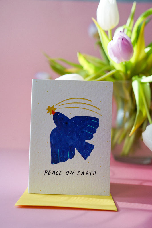 Peace On Earth Greetings Card