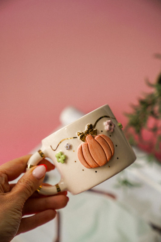 Pumpkin Ceramic Coffee/Tea Cup