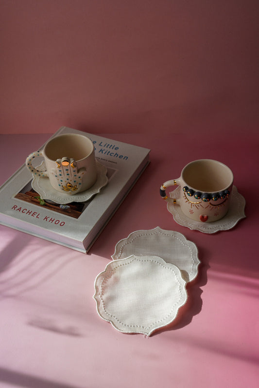 Handmade Fabric Coasters Set of 4