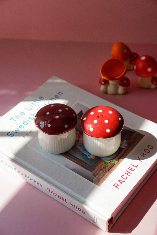 Mushroom Salt and Pepper Shakers