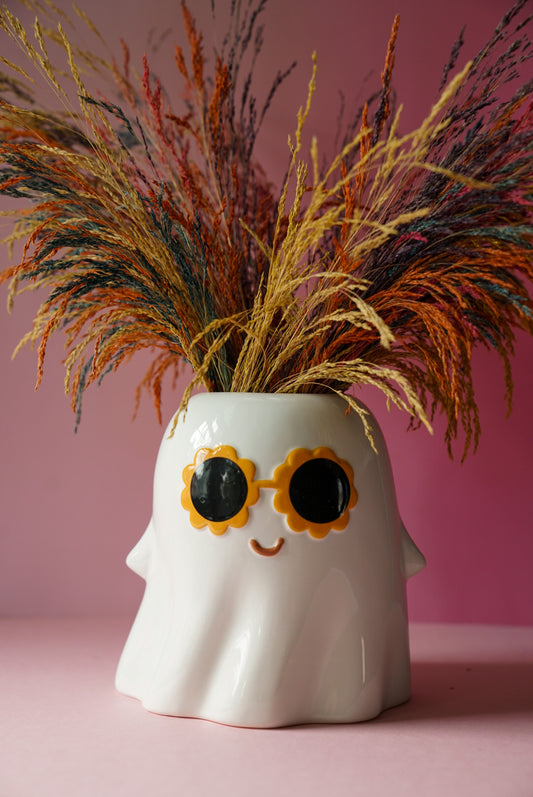 Peace, Love & Boo Vase