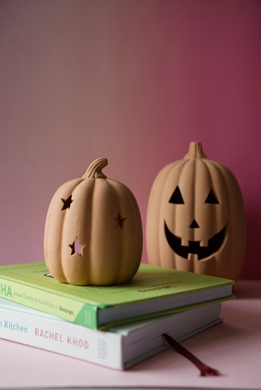 Star Pumpkin Tealight Candle Holder