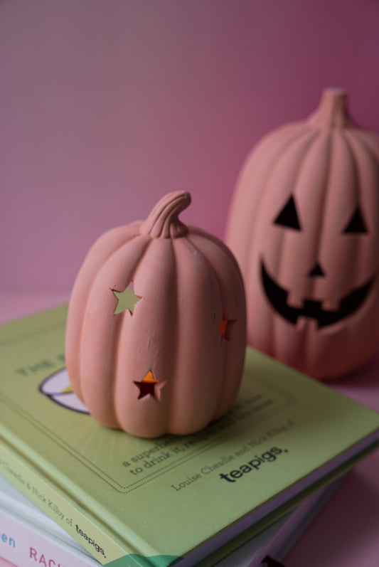 Star Pumpkin Tealight Candle Holder