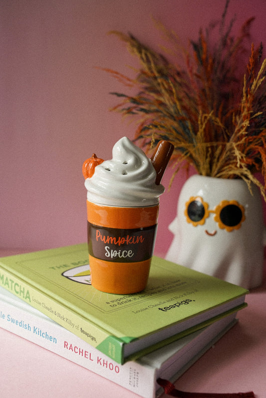 Fall Pumpkin Spice Latte Lidded Oil Burner and Wax Melter