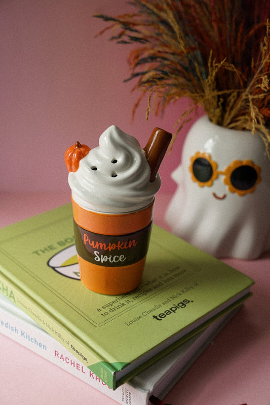 Fall Pumpkin Spice Latte Lidded Oil Burner and Wax Melter