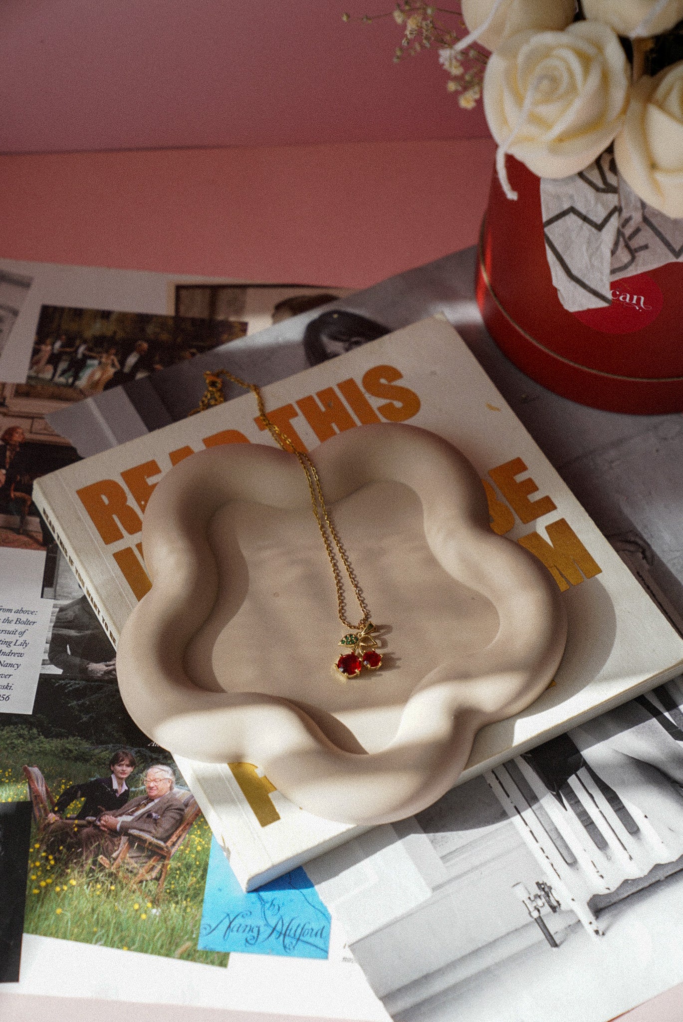 Cherry Gold Plated Necklace