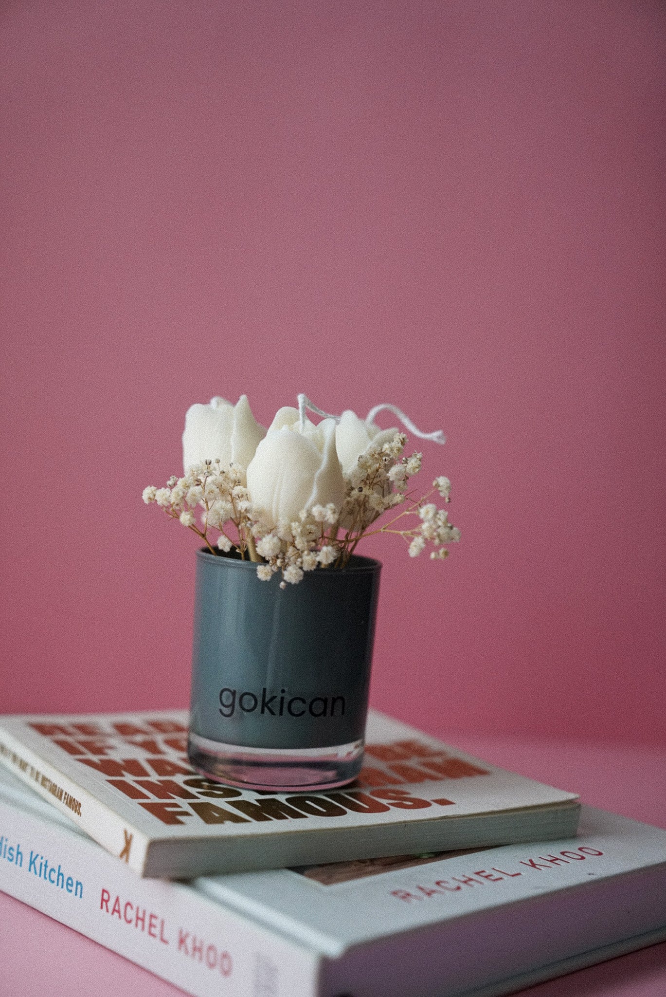 Peony Garden in Grey