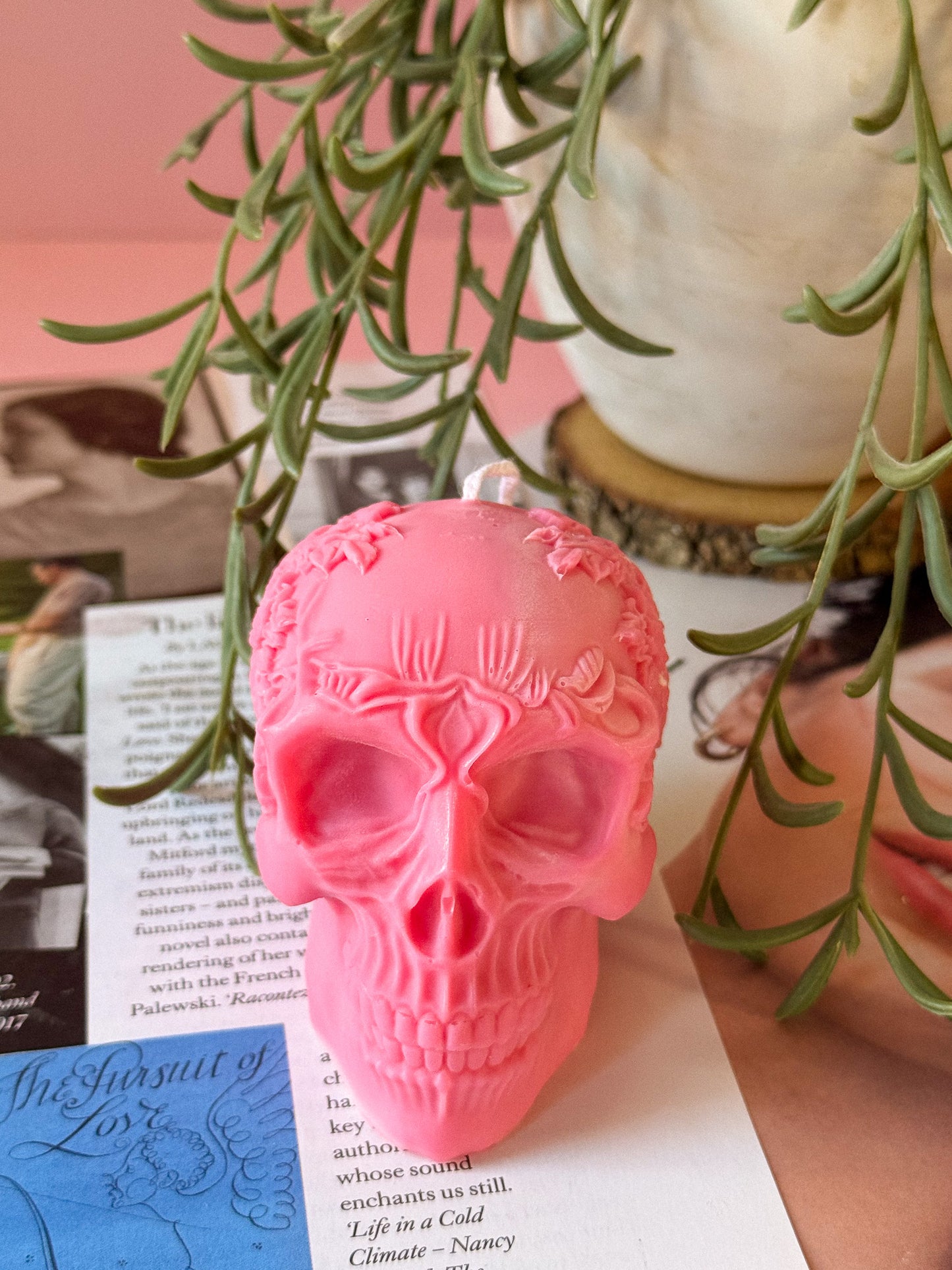 Midnight Haunter Skull Candle