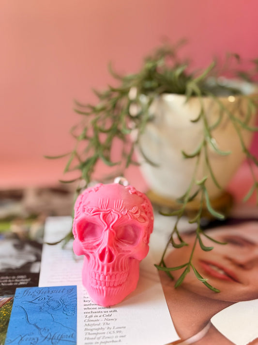 Midnight Haunter Skull Candle