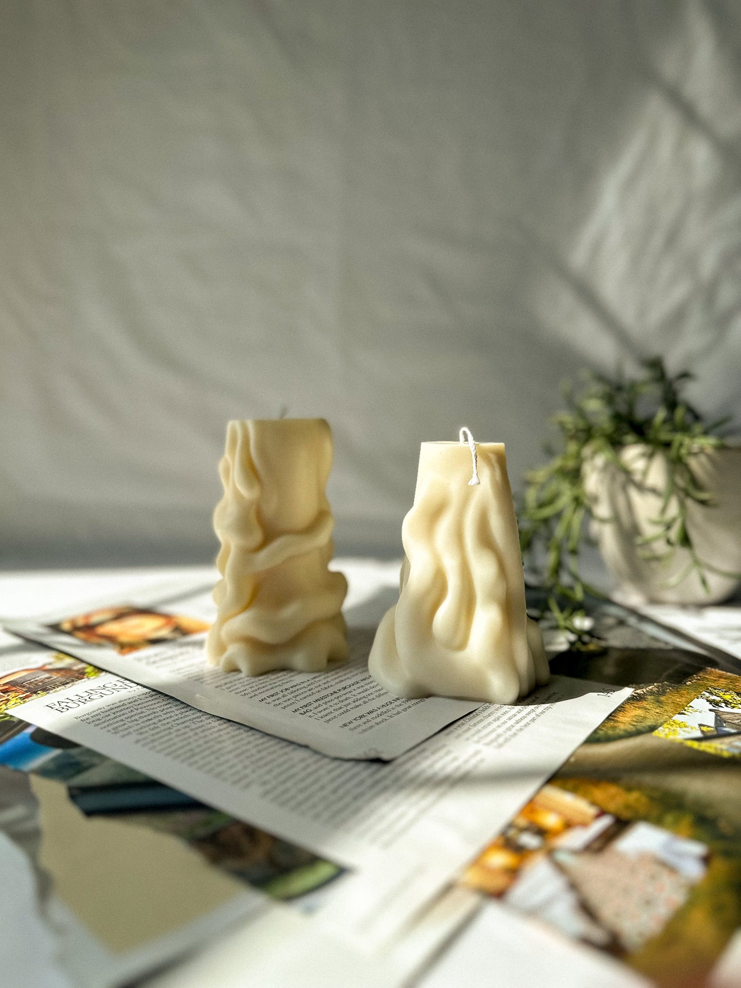 Decorative Pillar Soy Wax Candles