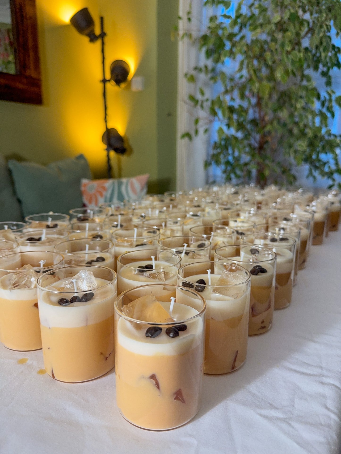 Ice Latte Coffee Scented Coconut Wax Candle