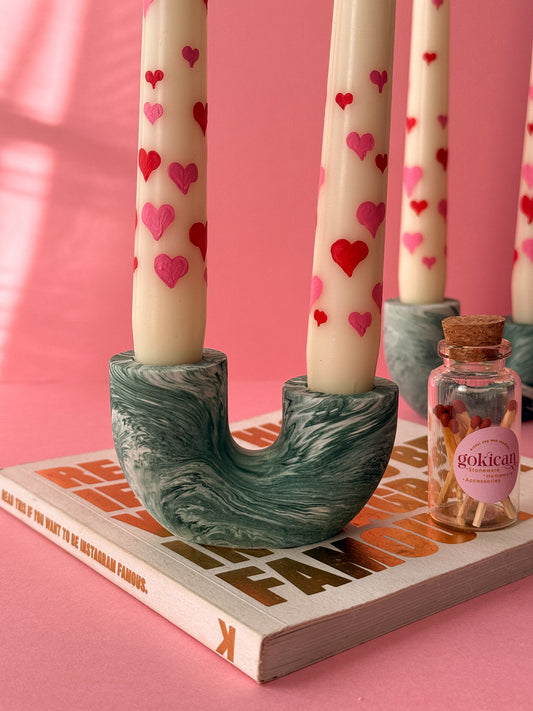 Marble U-Shape Double Holder