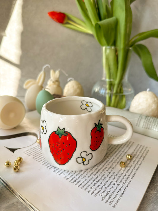 Strawberry Ceramic Coffee / Tea Mug