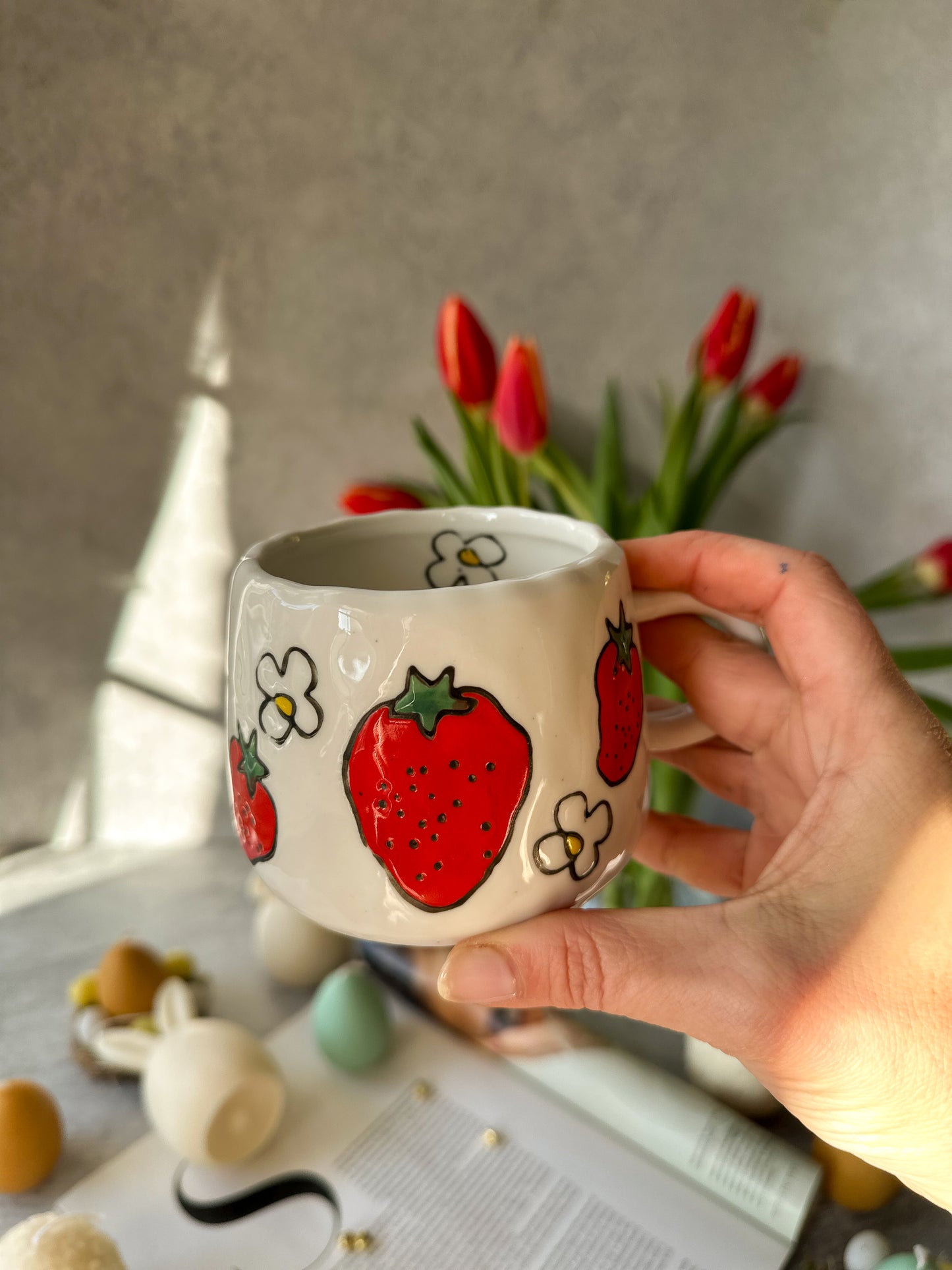 Strawberry Ceramic Coffee / Tea Mug