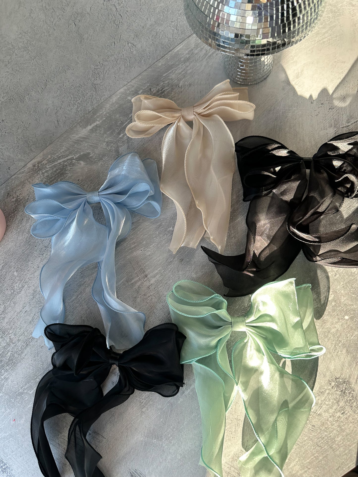 Colourful Bow Tie Hair Clips