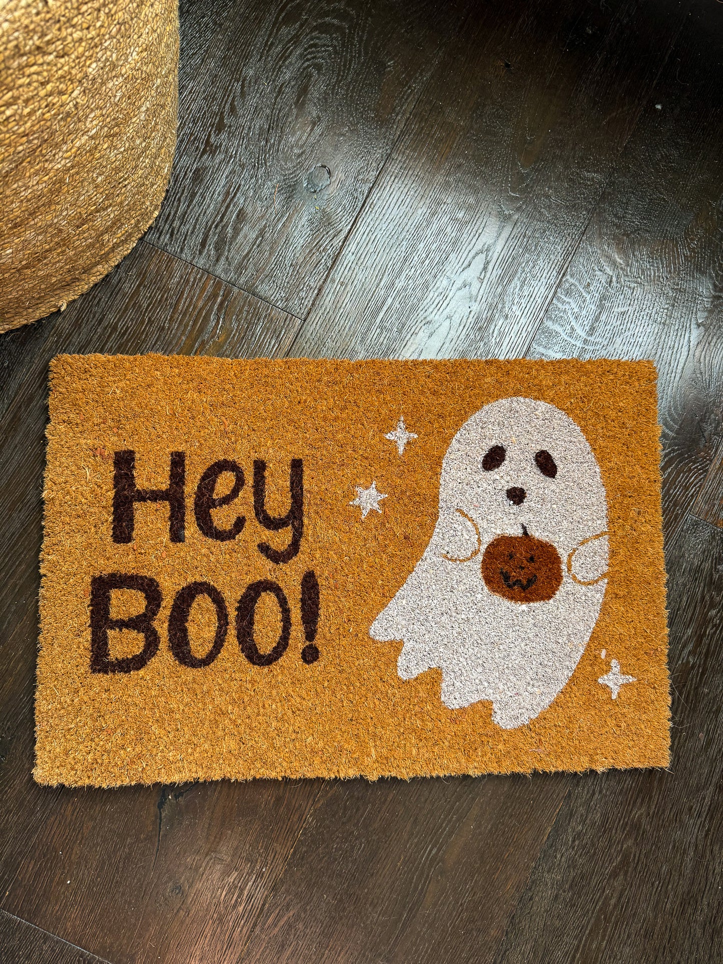 Hey Boo Ghost Doormat