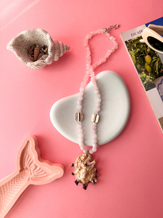 Sculptural Coastal Shell Necklace