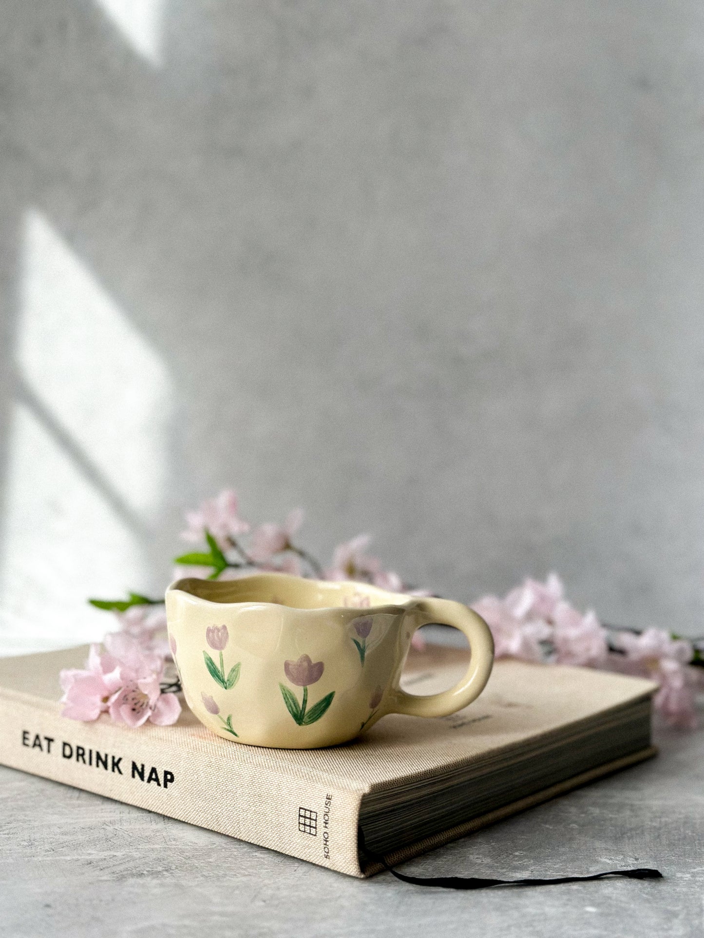 Tulip Ceramic Tea Cup