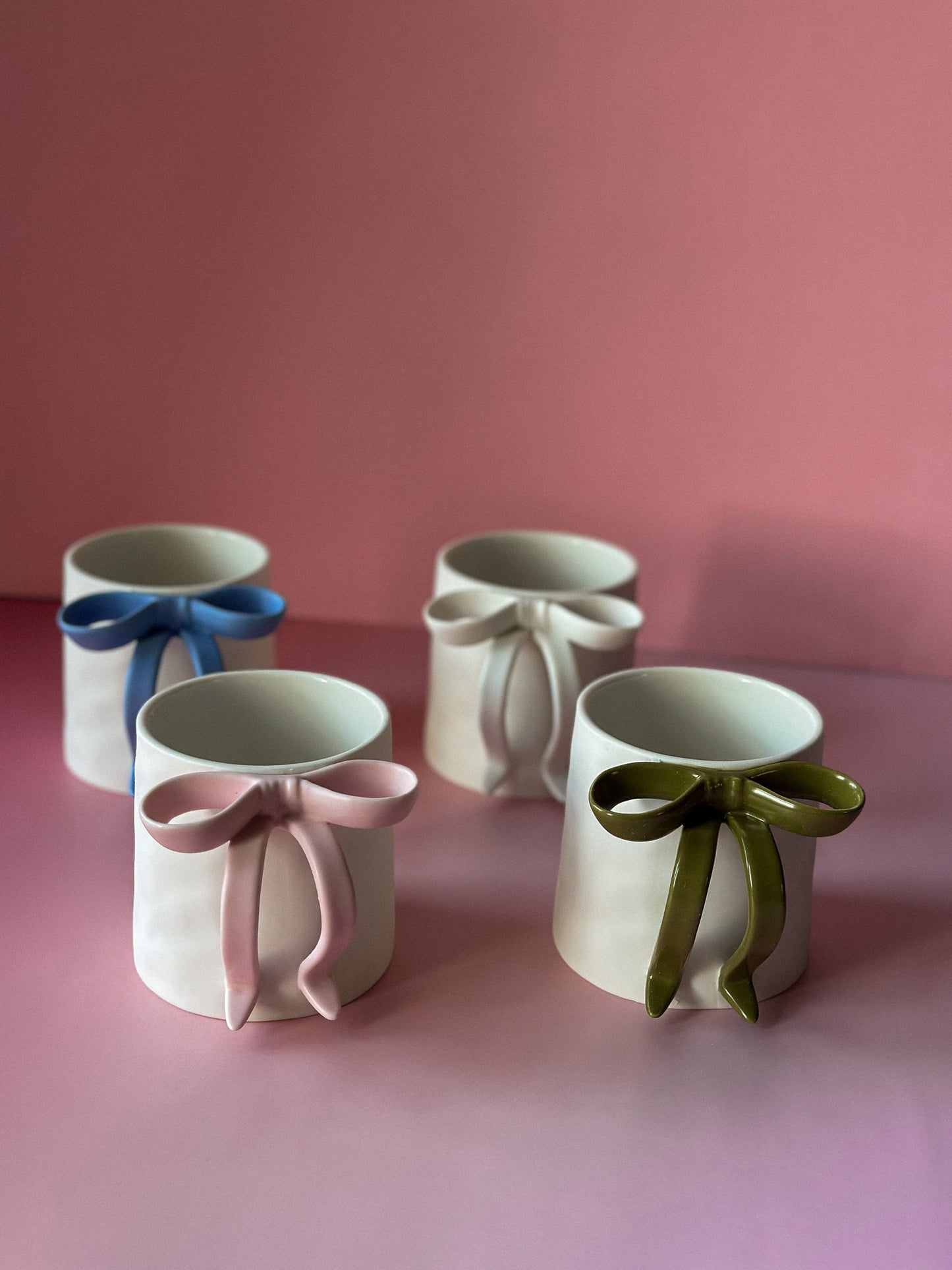 Bow Ceramic Coffee Cup / Tea Mug