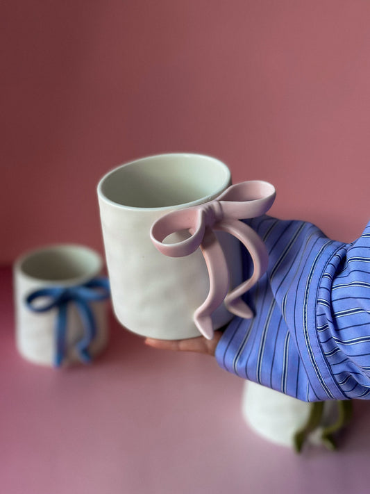 Bow Ceramic Coffee Cup / Tea Mug
