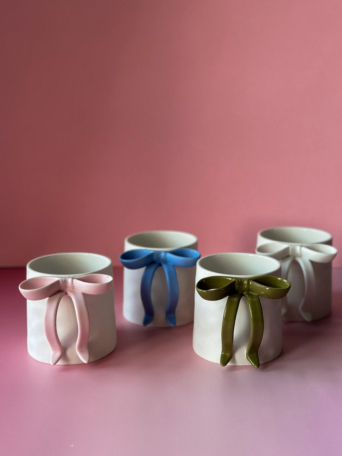 Bow Ceramic Coffee Cup / Tea Mug