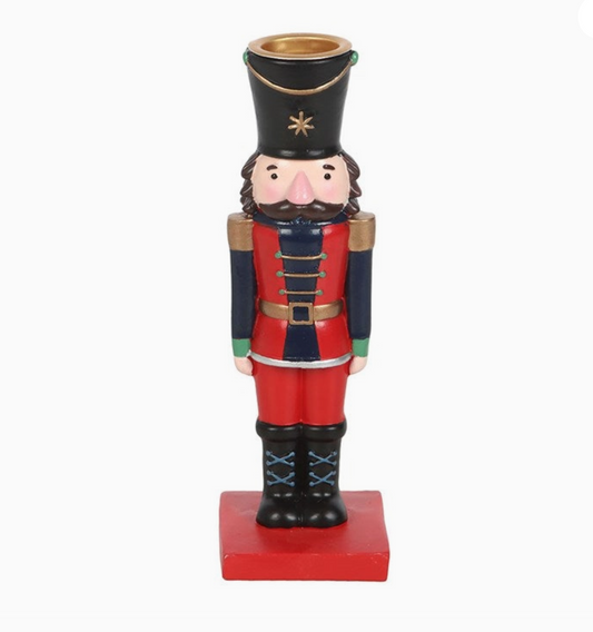 Nutcracker Taper Candle Holder (with Candle Included )