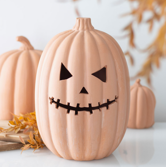 Terracotta Pumpkin Decoration – 30cm
