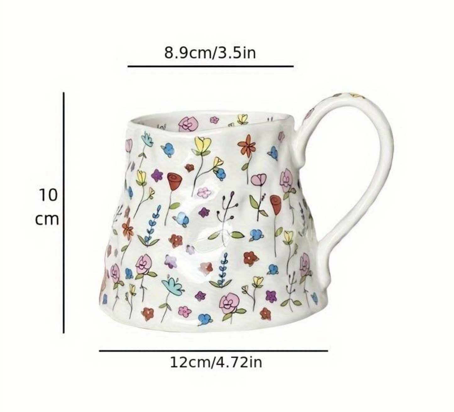 Flower Ceramic Coffee Cup / Tea Mug