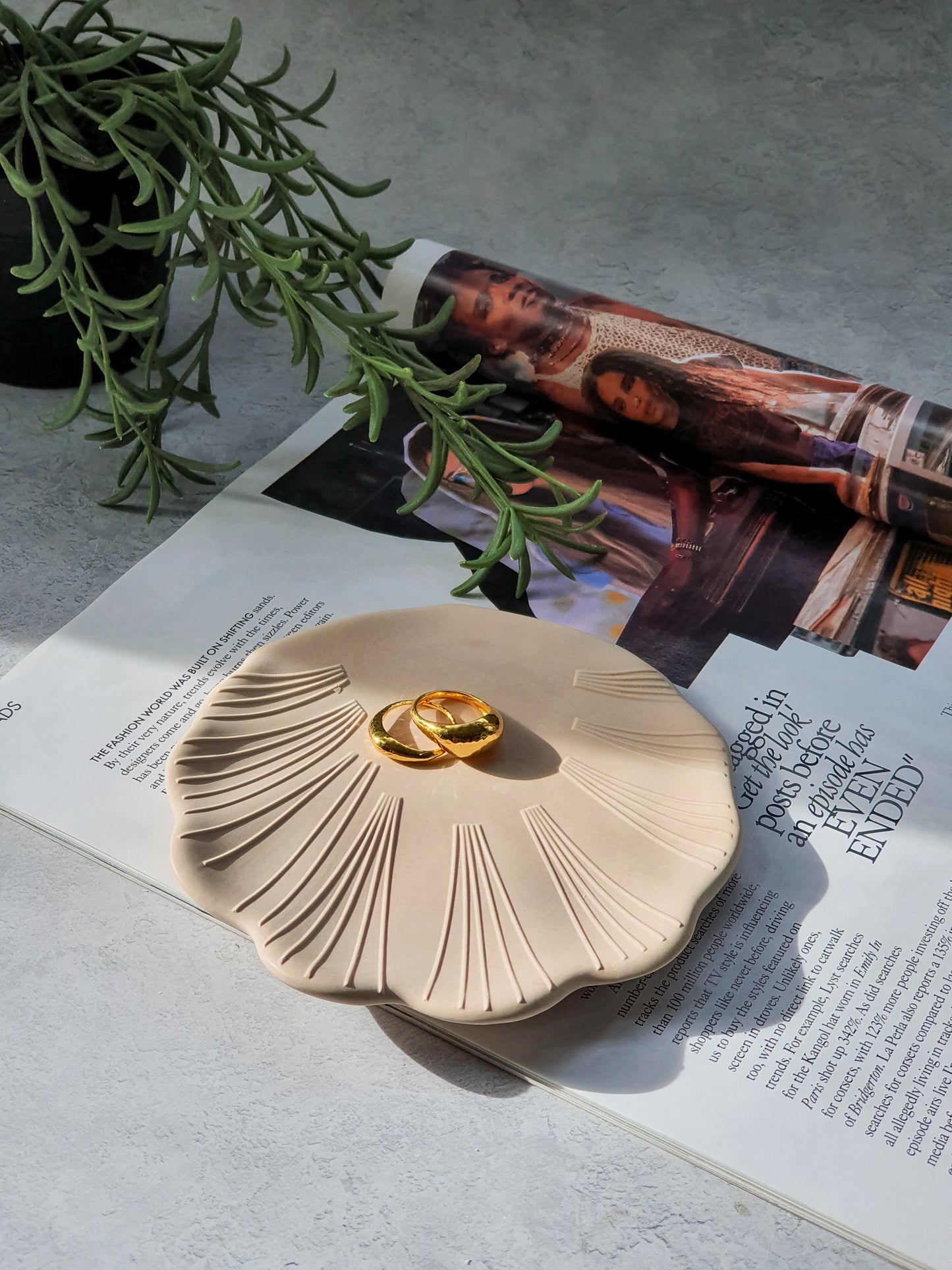 Scollop Shell Trinket Dish