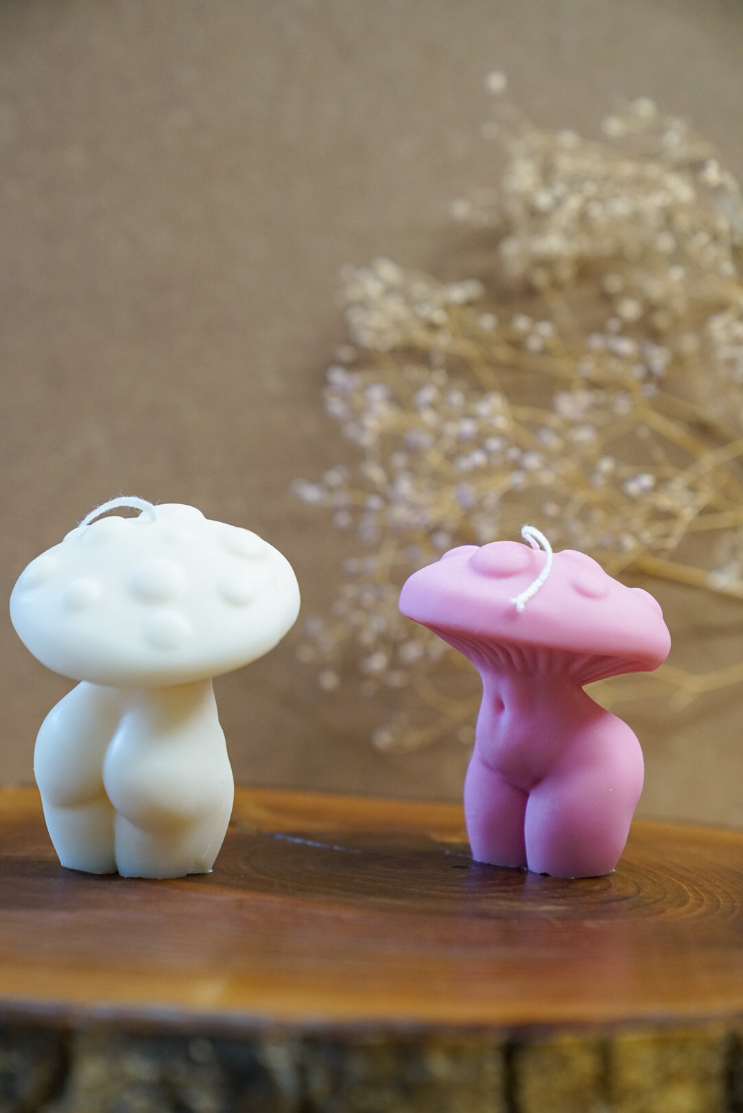 Mushroom Goddess Candle